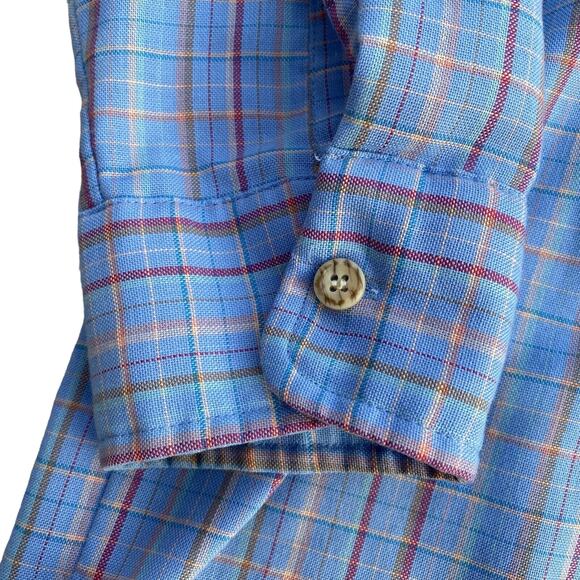 VTG 90s Par Four Sportswear Shirt Men's Size Large Tall Long Sleeve Button Down - Picture 3 of 8